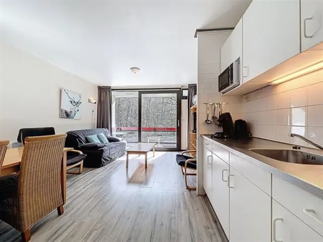 Appartement met terras aan de Amblève.