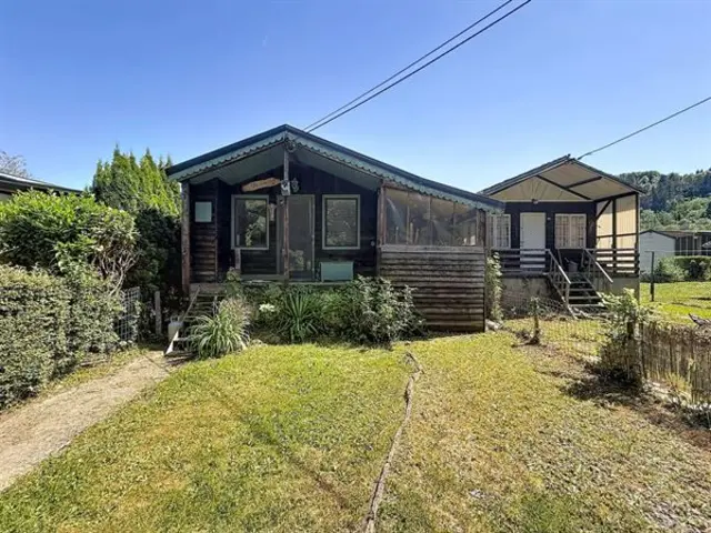 Chalet met kleine tuin op rustige ligging in Sy.
