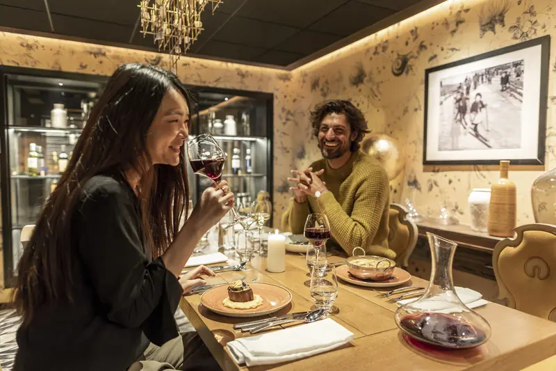 Gastronomie dans les cimes