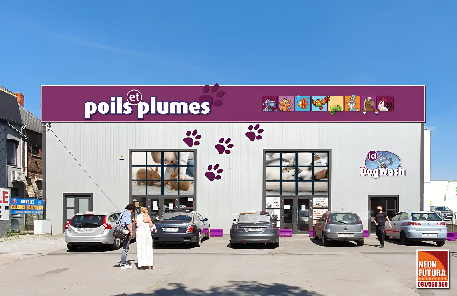 Bienvenue chez Poils & Plumes Châtelet