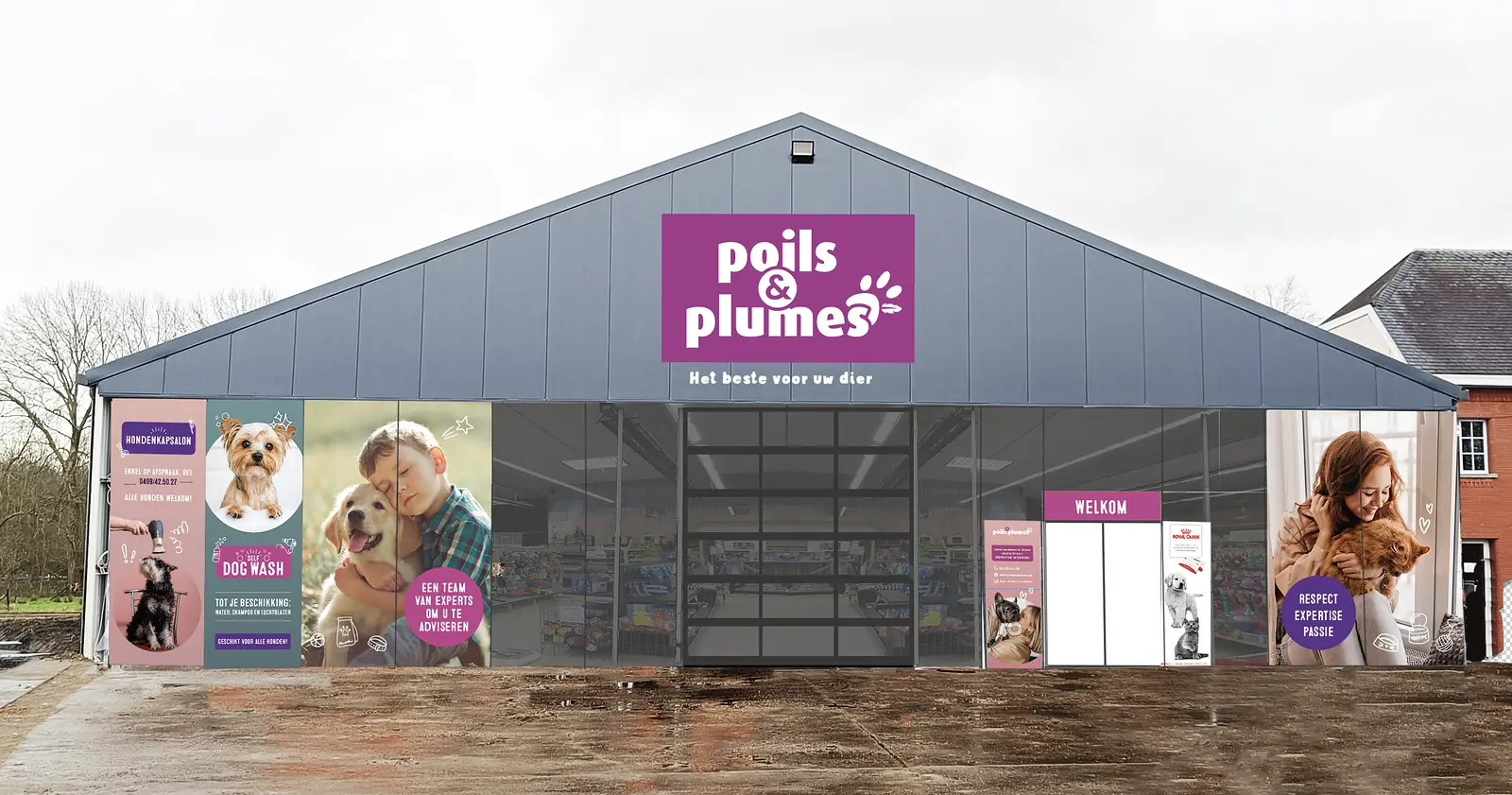 Bienvenue chez Poils & Plumes Sint-Katelijne-Waver